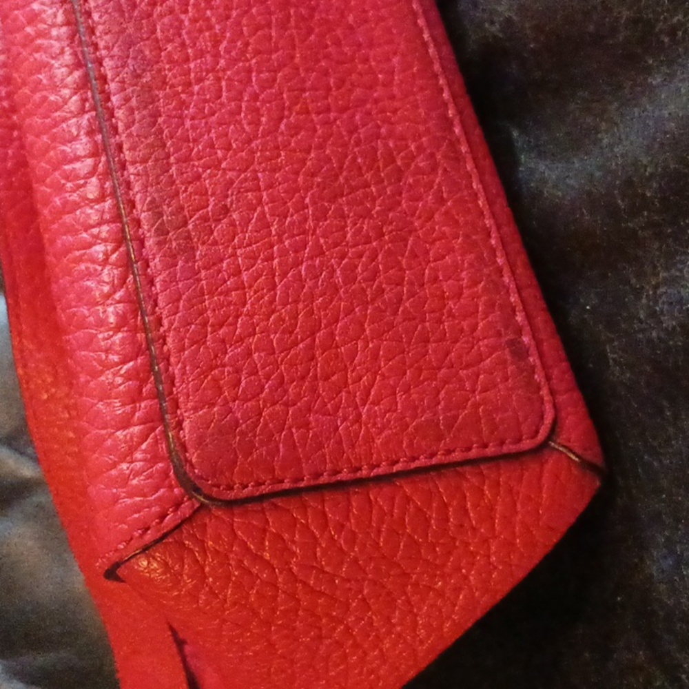 Kate Spade Carter Street Georgia Leather Crossbody/Shoulder Bag-Burnt Orange EUC - Picture 13 of 16